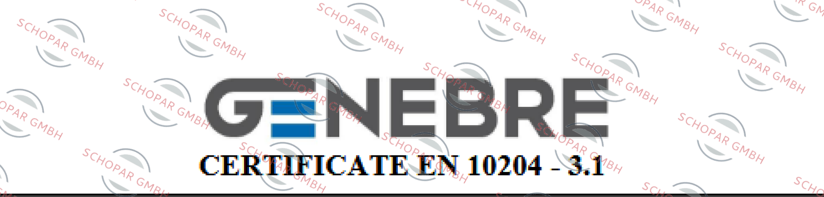 Genebre-Certificate 3.1 price