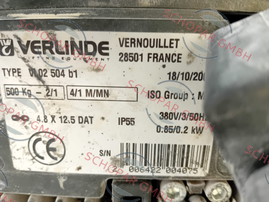 Verlinde-VI.02 504 B1 price