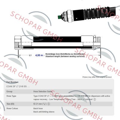 Elaflex-COAX 21/8SS L1 price
