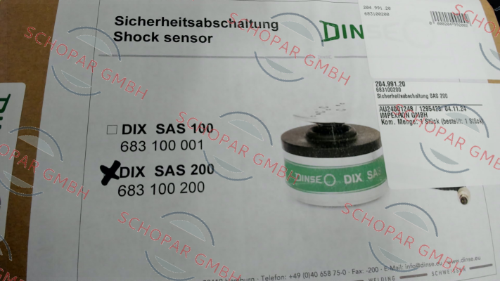 Dinse-683100200 price
