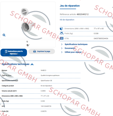 Wabco-4802049212 price