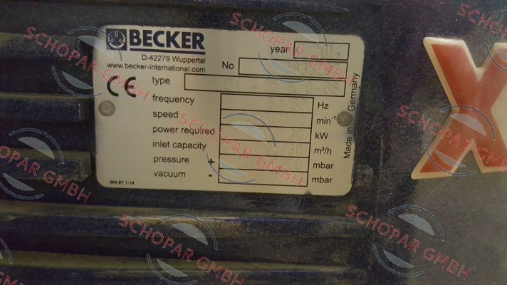 Becker-DX 4.25K/0-06 price
