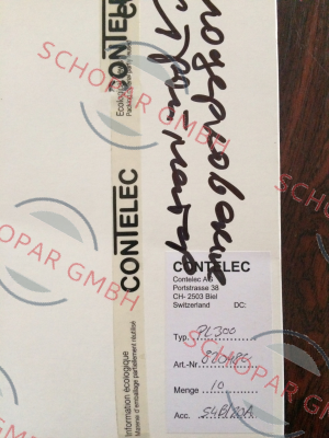 Contelec-PL 300 5K0 AA 130 UK  #82048 price