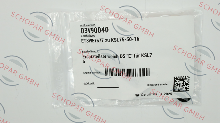 BEE-03V90040 /ETSWE7577 zu KSL75-50-16 price