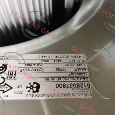 Chaysol-DA-10/10 750 4P 3V B5 (230V50)F V5 / 5128037800 price