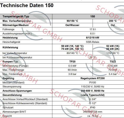 Regloplas-G-150-0014/150/6/TS22H/1K-RT200 price