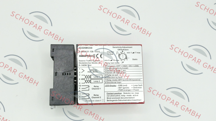 SWARCO-D.000.611.139 IG326W230 - 2 Ch. 230V price