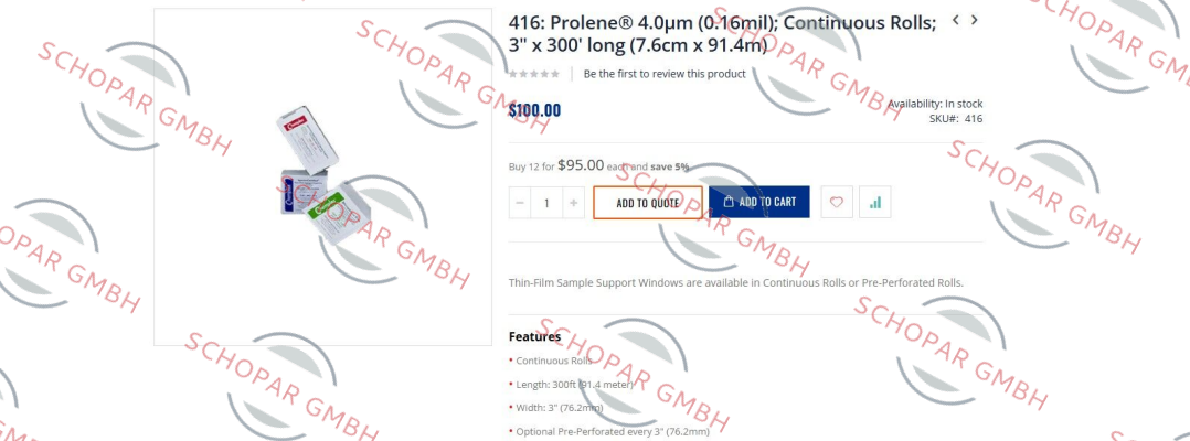 Chemplex-Typ: 416 price