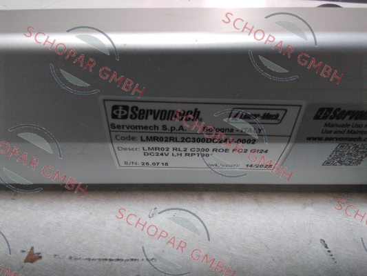 Servomech-LMR02 RL2 C300 ROE FC2 GI24 RPT90 price