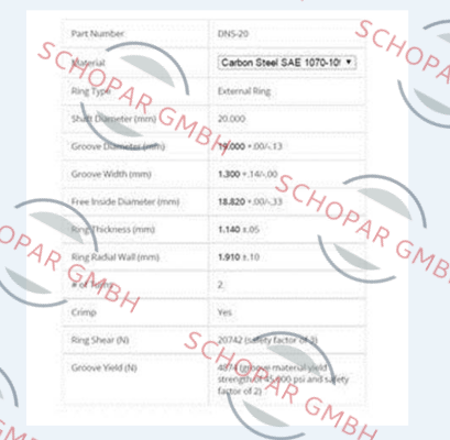 SMALLEY-XDNS 20S16-X  price