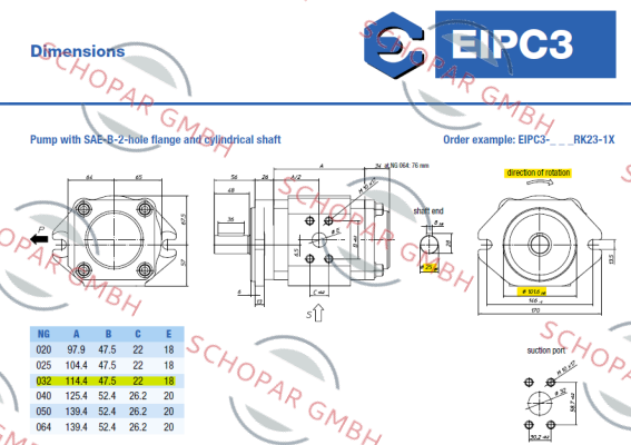 Eckerle-EIPC3-032RA23-10 6000300207 price