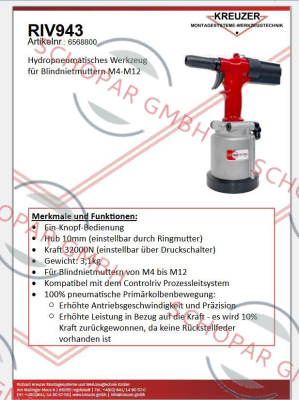 Rivit-6568800/ RIV943 price