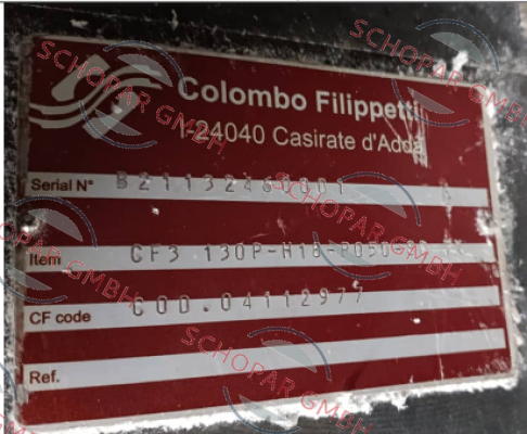 Colombo Filippetti-CF3 130P-H18-P050-DS VX price