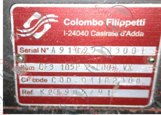 Colombo Filippetti-CF3 105P-2-P009 VX price