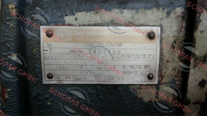 Dietz-Motoren-2827430 (FDR 90 Lb/4P) OBSOLETE  price