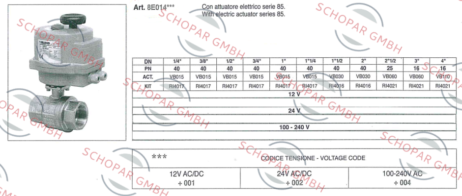 Valbia-8E014 220V 1  price
