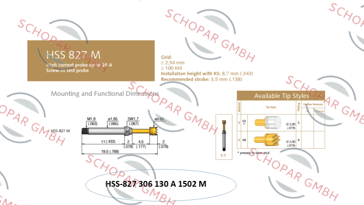 Ingun-HSS-827 306 130 A 1502 M  price