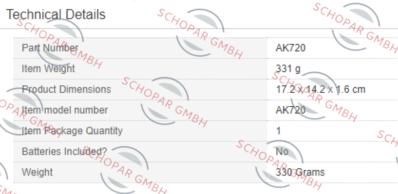 Sealey-AK720  price