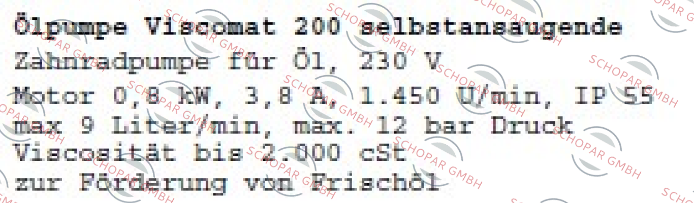 Viscomat-Viscomat 200 price