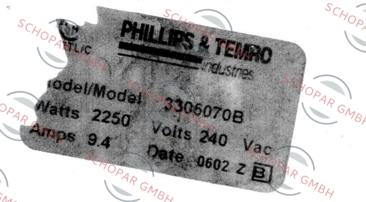 Phillips-Temro-3305070B price