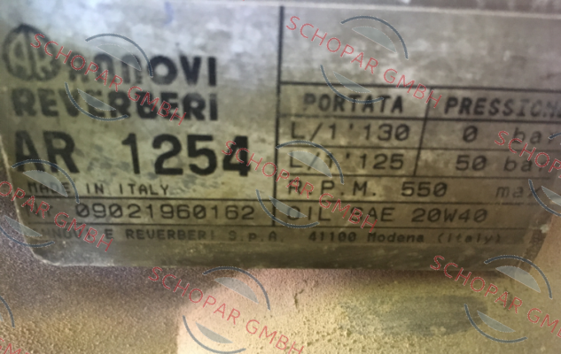 Annovi Reverberi-Air cover for 09021960162 - the pump is obsolete; no spare parts are available; Alternative pump - AR 1203 C/C  price