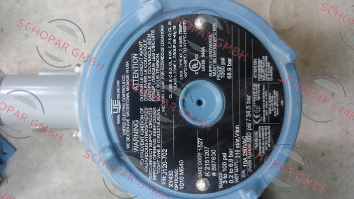 United Electric Controls-J120-702-1010-M540  price