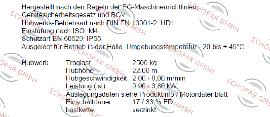 Stahl CraneSystems-ST 5025-8/2 1/1 price