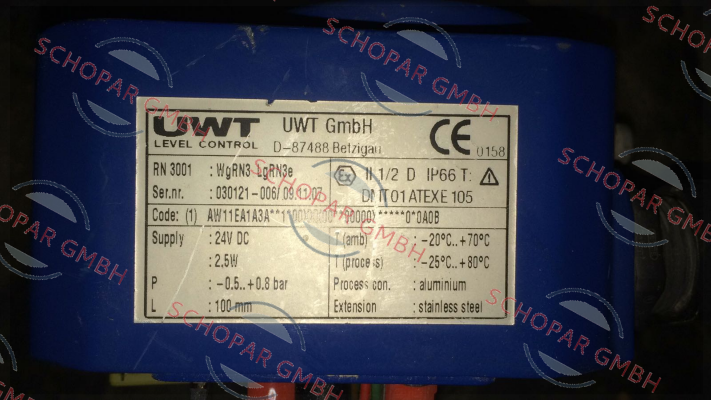Uwt-Type: RN 3001 - AW11EA1A3A price