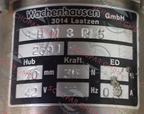 Wachenhausen-GHM 8R5, 42V DC, Art.-Nr.: 5040522 price