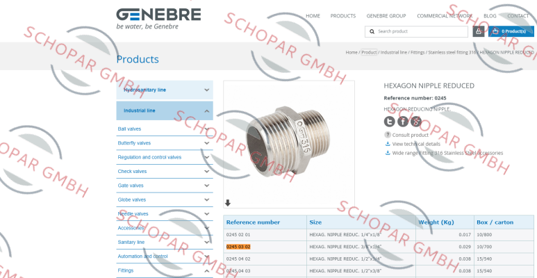 Genebre-0245 03 02   price