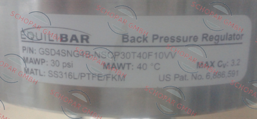 Equilibar-GSD4SNG4B-NSCP30T40F10VV  price