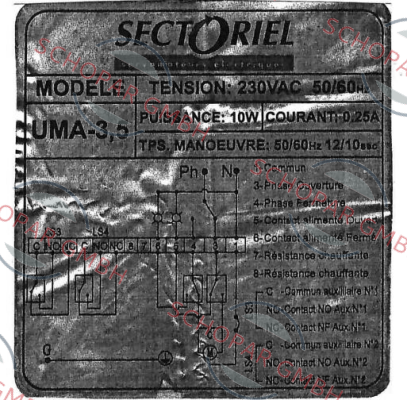 Sectoriel-UMA3.5 230V AC price