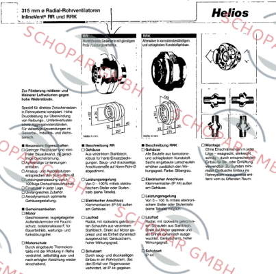 Helios-RR 315 (05920) price