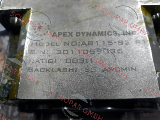 Apex Dynamics-10115AB115-003-S2-P1  price