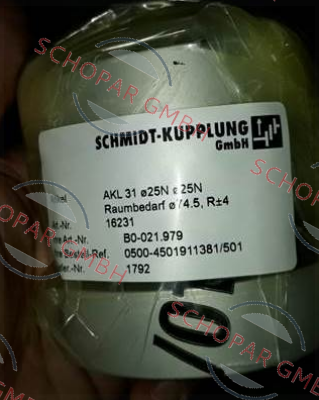 Schmidt Kupplung-AKL 31 ø25N ø25N   price