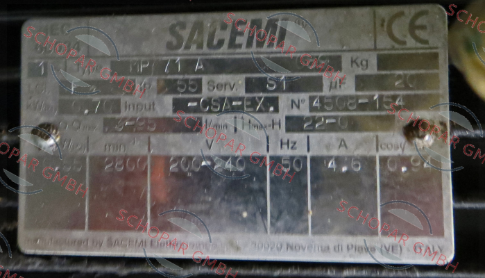 Sacemi-MP 71A № 4508-154  price