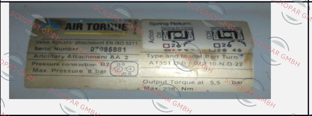 Air Torque-AT351U (DR00220UF07F1022AZ, 1HD31A0-GS22E)  price
