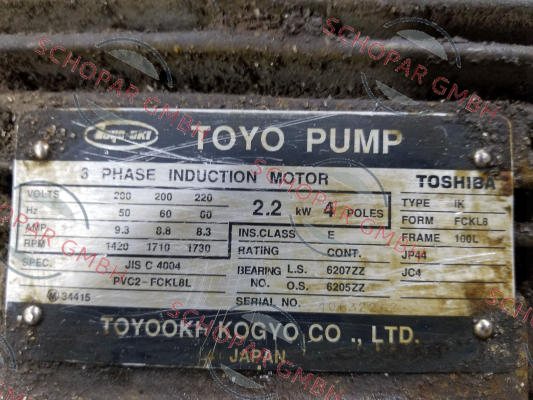 JTEKT FLUID POWER SYSTEMS CORPORATION (ex. Toyooki)-PVC2-FCKL8L obosolete replacement PVC2-IKH3-FCKLA21E-4P-2.2KW-CE  price