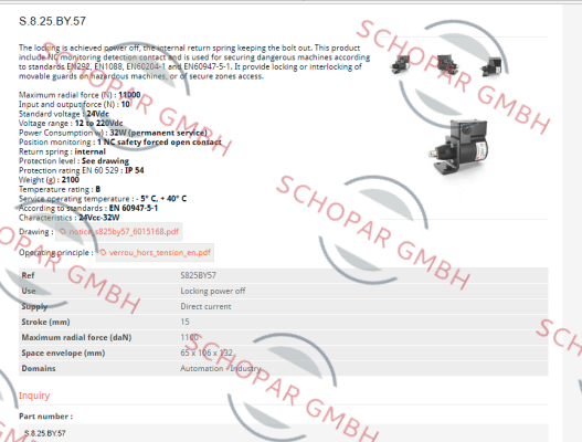 Mecalectro-S−.8.25−.BY.57 price
