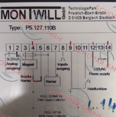 Montwill-P5.127.110B  obsolete/ replaced by M3-1FR5B.03X7.S70BD   price