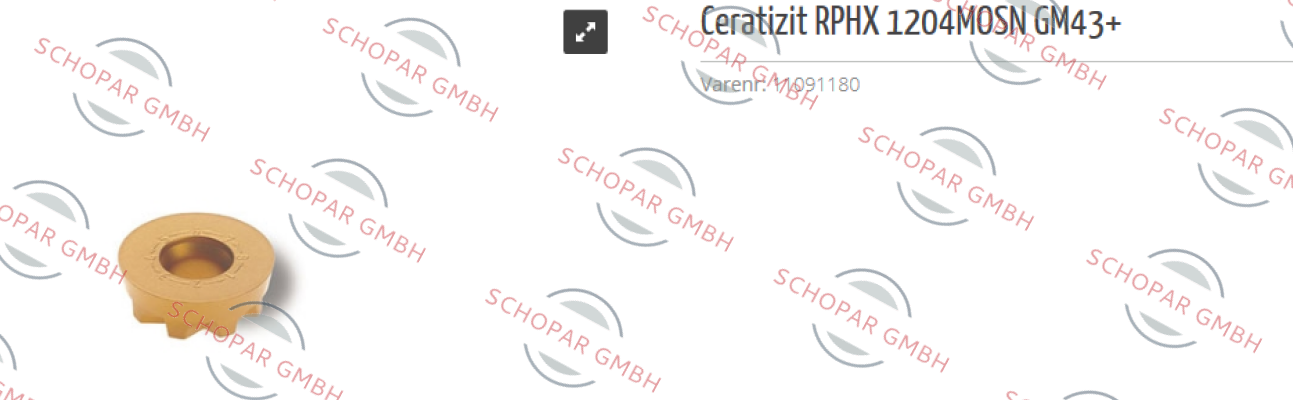 Ceratizit-RPHX 1204MOSN GM43+  obsolete replaced by  RPHX 1204MOSN CTPP235  price