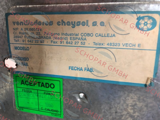 Chaysol-7600013 price
