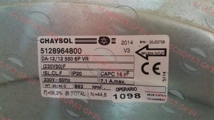 Chaysol-5128964800 price
