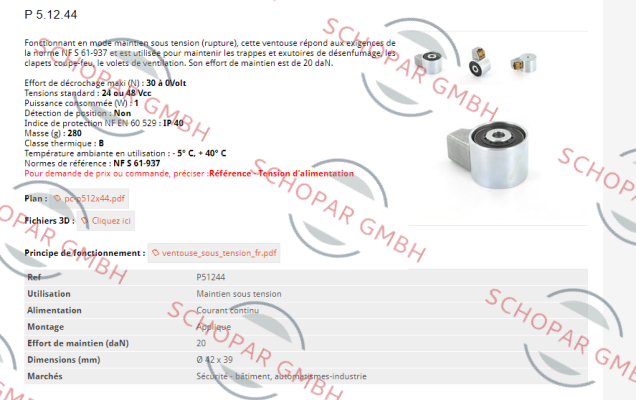 Mecalectro-P- 5 12 D 44  price