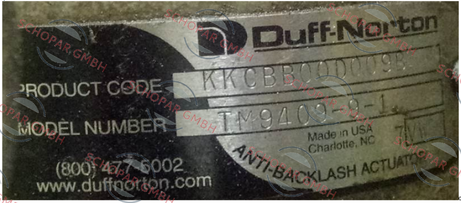 Duff Norton-TM9409-9-1  price