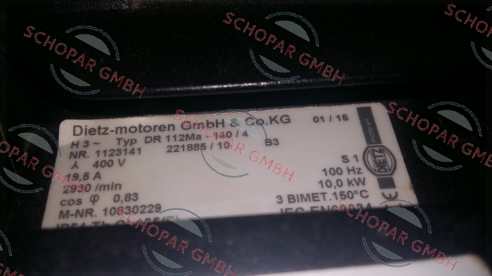 Dietz-Motoren-DR 112Ma-140/4 OEM for Rieter AG  price