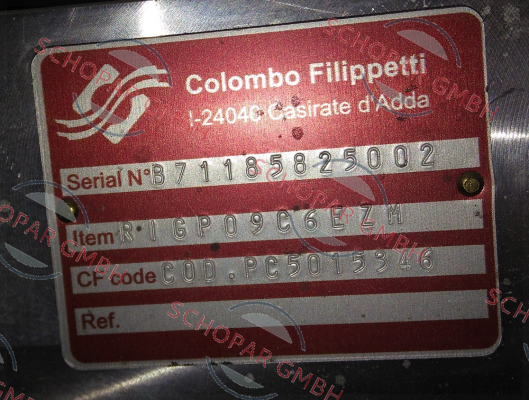Colombo Filippetti-RIGP09-6-310 VRA  price