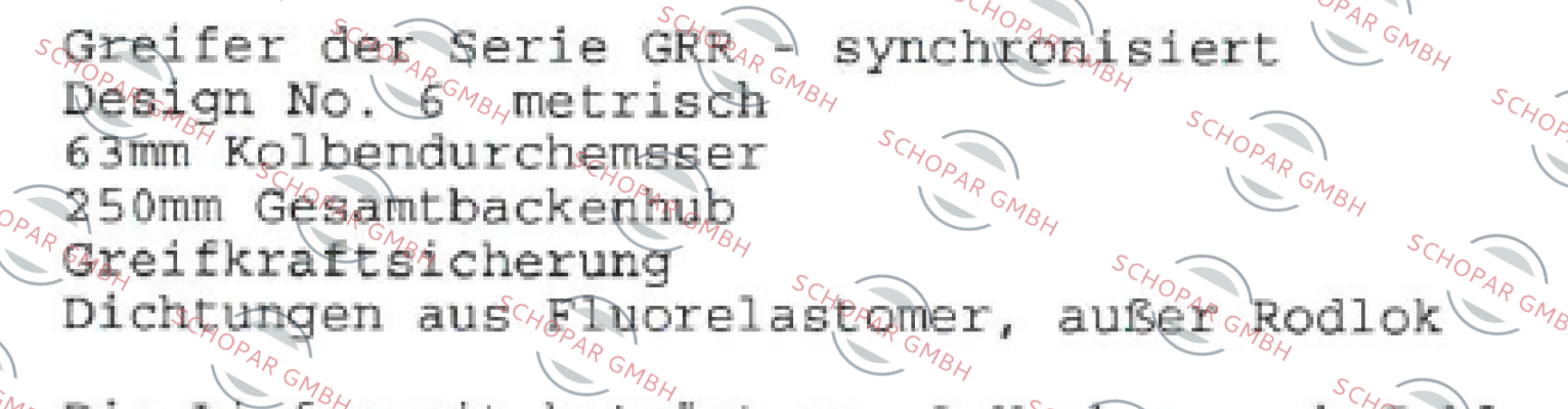Phd-GRR12-6-63X250-H47-V1 price