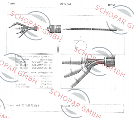 Dinse-METZ 562 (631356002) price
