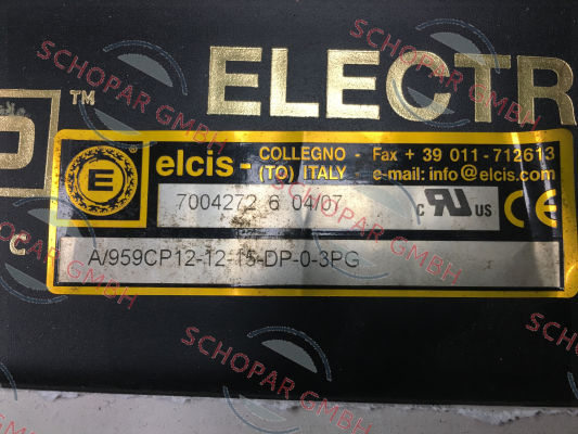 Elcis-A/959CP12-12-15-DP-0-3PG   price